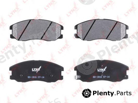  LYNXauto part BD-1816 (BD1816) Brake Pad Set, disc brake