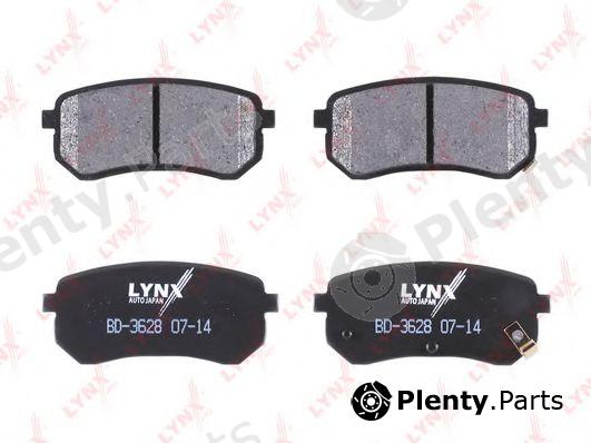  LYNXauto part BD-3628 (BD3628) Brake Pad Set, disc brake