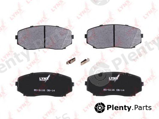  LYNXauto part BD-5116 (BD5116) Brake Pad Set, disc brake