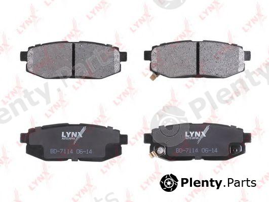  LYNXauto part BD-7114 (BD7114) Brake Pad Set, disc brake