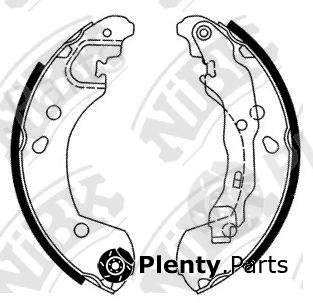  NiBK part FN1255 Brake Shoe Set