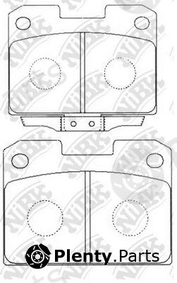  NiBK part PN3338 Brake Pad Set, disc brake