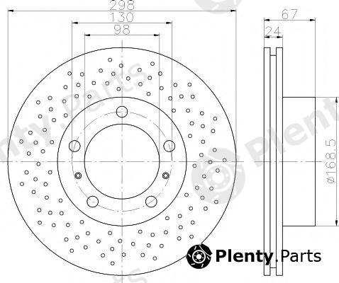  TEXTAR part 92165210 Brake Disc