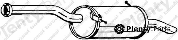  BOSAL part 135-121 (135121) End Silencer