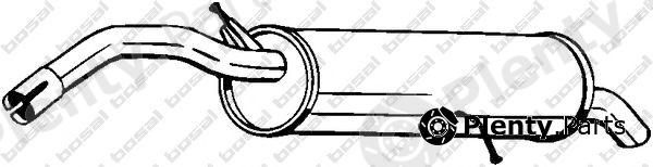  BOSAL part 135-105 (135105) End Silencer