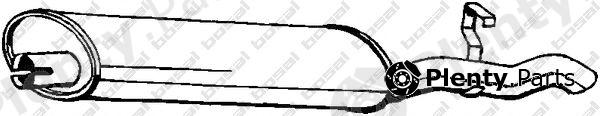  BOSAL part 148-323 (148323) End Silencer
