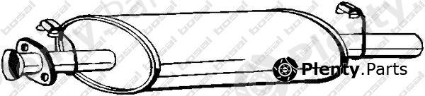  BOSAL part 210-819 (210819) Middle Silencer