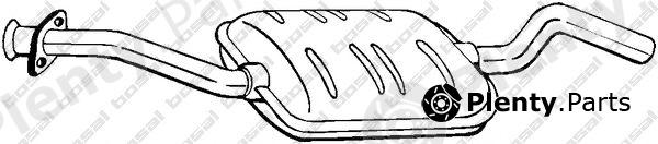 BOSAL part 278-095 (278095) Middle Silencer