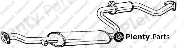  BOSAL part 285-761 (285761) Middle Silencer