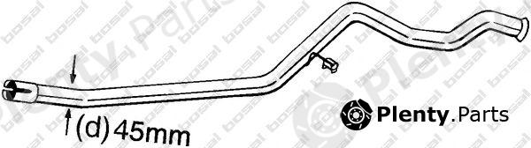  BOSAL part 889-497 (889497) Repair Pipe, catalytic converter