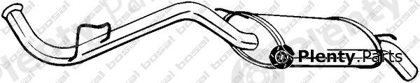  BOSAL part 278-429 (278429) End Silencer