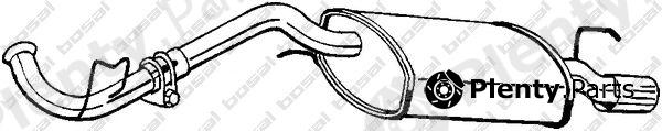  BOSAL part 282-511 (282511) End Silencer