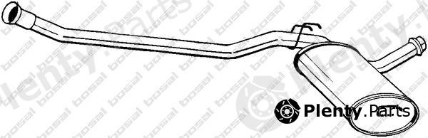  BOSAL part 285-091 (285091) Middle Silencer
