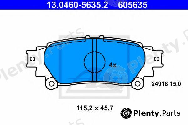  ATE part 13.0460-5635.2 (13046056352) Brake Pad Set, disc brake