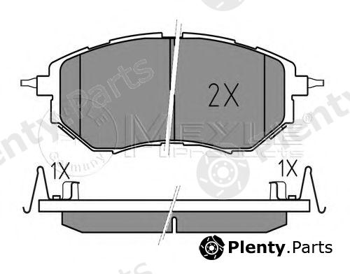  MEYLE part 0252422218/W (0252422218W) Brake Pad Set, disc brake