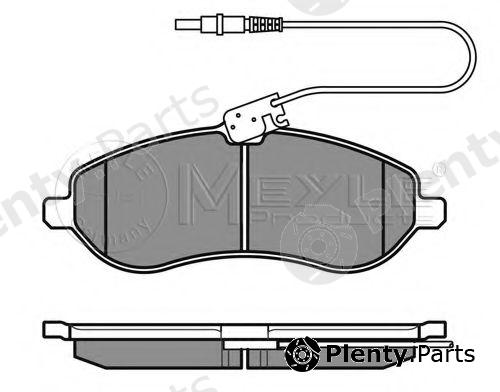  MEYLE part 0252459518/W (0252459518W) Brake Pad Set, disc brake