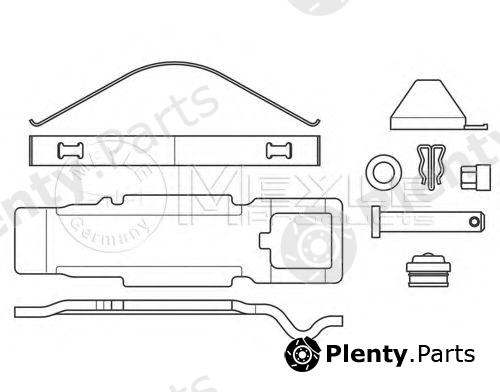  MEYLE part 0252924635 Brake Pad Set, disc brake