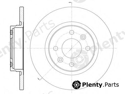  REMSA part DCA680900 Brake Disc