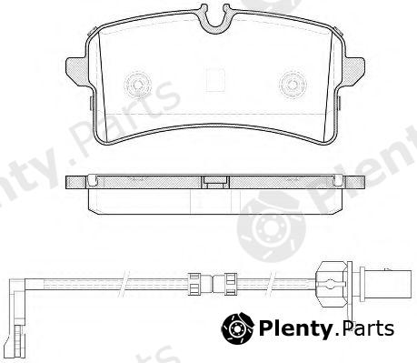 REMSA part 1505.12 (150512) Brake Pad Set, disc brake