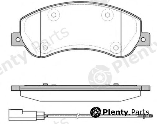  REMSA part 1250.11 (125011) Brake Pad Set, disc brake