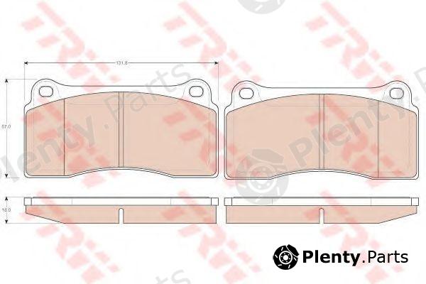  TRW part GDB1536 Brake Pad Set, disc brake