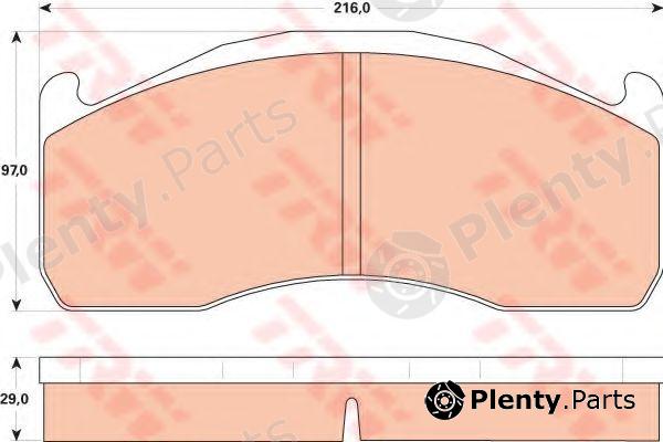  TRW part GDB5103 Brake Pad Set, disc brake