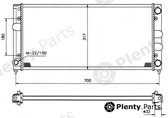  NRF part 509506 Radiator, engine cooling