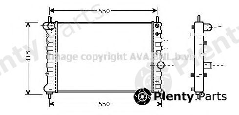  AVA QUALITY COOLING part LCA2078 Radiator, engine cooling