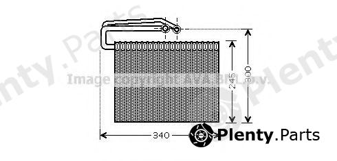  AVA QUALITY COOLING part OLV399 Evaporator, air conditioning