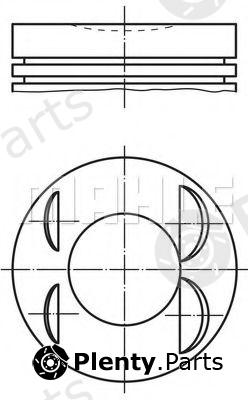  MAHLE ORIGINAL part 0396502 Piston