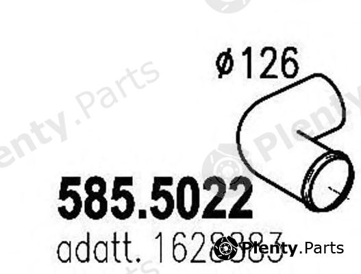  ASSO part 585.5022 (5855022) Exhaust Pipe