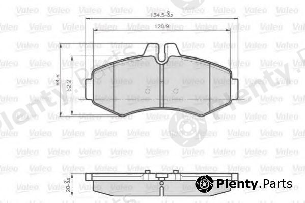  VALEO part 872022 Brake Pad Set, disc brake