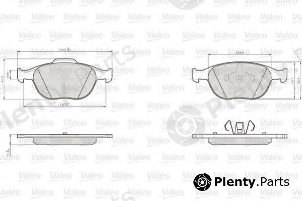  VALEO part 872440 Brake Pad Set, disc brake
