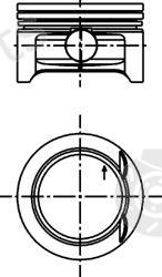  KOLBENSCHMIDT part 40382610 Piston