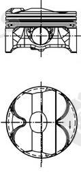  KOLBENSCHMIDT part 40407610 Piston