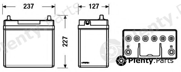  DETA part DB457 Starter Battery