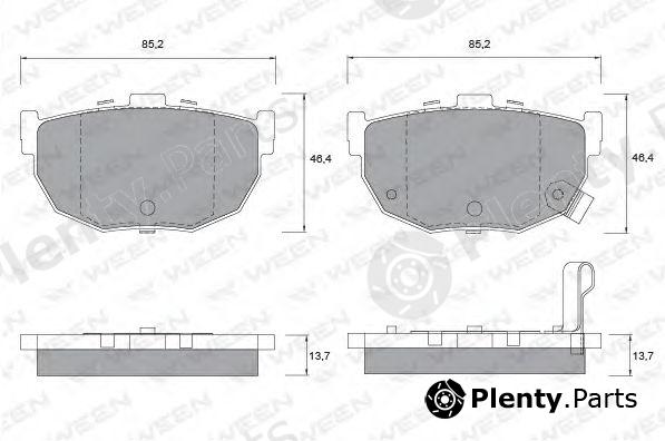  WEEN part 151-1135 (1511135) Brake Pad Set, disc brake