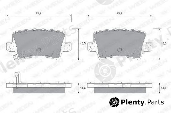  WEEN part 151-2139 (1512139) Brake Pad Set, disc brake