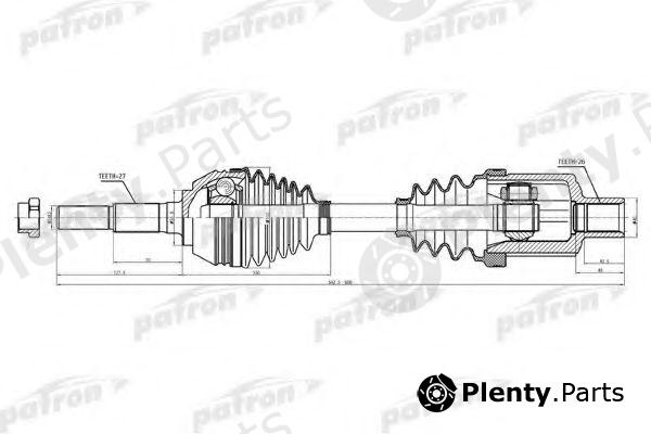  PATRON part PDS1507 Drive Shaft