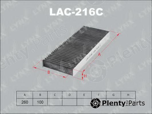  LYNXauto part LAC216C Filter, interior air