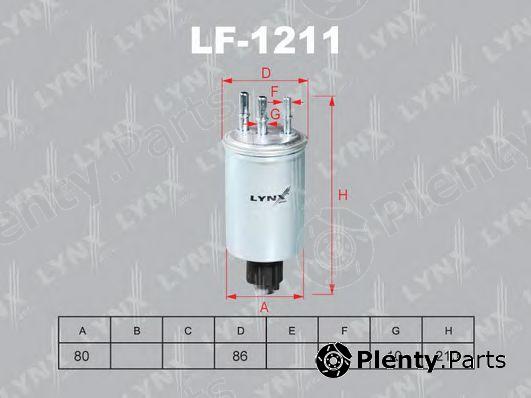  LYNXauto part LF-1211 (LF1211) Fuel filter