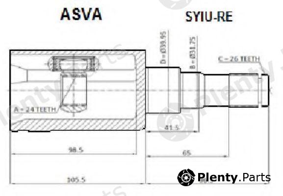  ASVA part SYIU-RE (SYIURE) Replacement part