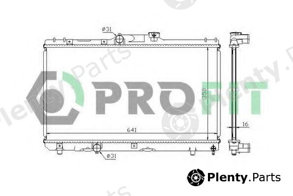  PROFIT part PR8135A1 Radiator, engine cooling