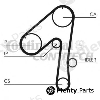  CONTITECH part CT786 Timing Belt