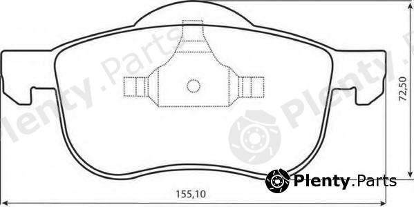  JURID part 573003J Brake Pad Set, disc brake