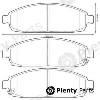  JURID part 573340J Brake Pad Set, disc brake