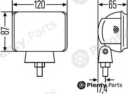  HELLA part 1FA007133-021 (1FA007133021) Spotlight