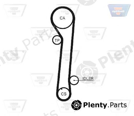  OPTIBELT part ZRK1170 Timing Belt