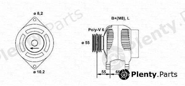  MAGNETI MARELLI part MAR7075 Alternator