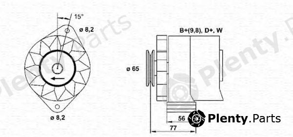  MAGNETI MARELLI part MAR592 Alternator